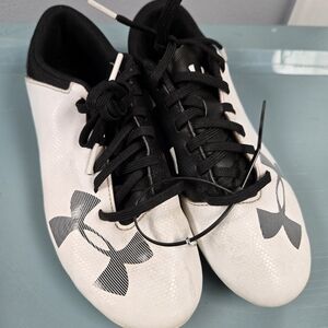 Under Armour Black and White Athletic Shoes